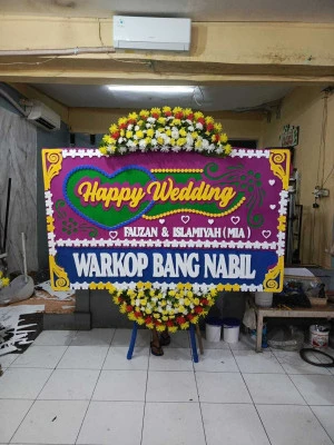Papan Bunga di Balai Sudirman