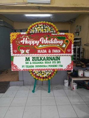 Papan Bunga di Balai Sudirman