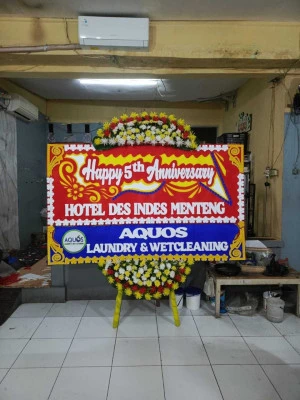 Papan Bunga di Balai Sudirman