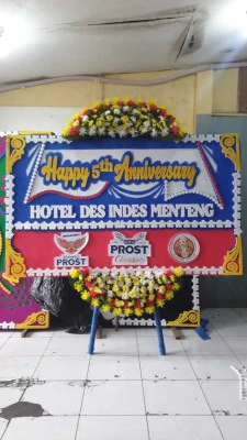 Papan Bunga di Balai Sudirman