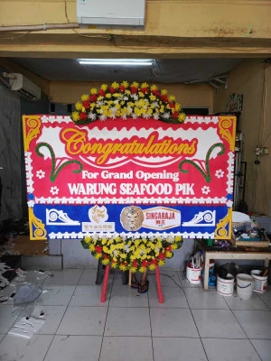 Papan Bunga di Balai Sudirman