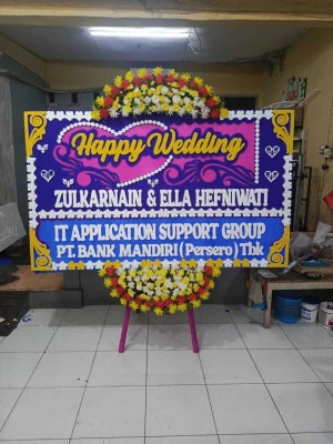 Papan Bunga di Balai Sudirman